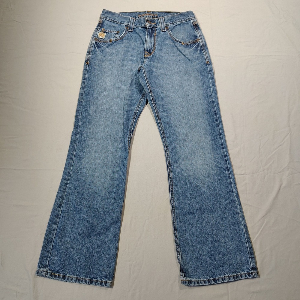Cinch Jeans Mens 30x32 Medium Wash Carter Bootcut Western Relaxed Fit MB96134001